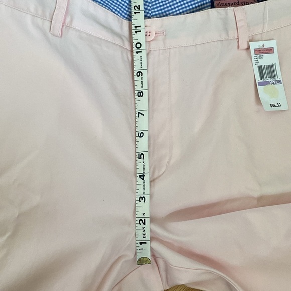 NWT Vineyard Vines Breaker Pant Men’s Conch 38X30 slim fit Golf Preppy PINK - Picture 10 of 12